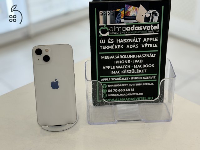 iPhone 13 128GB Független Használt/1-3 hónap gar./Akku 100%/p4702
