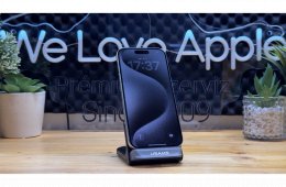  iPhone 15 Pro 256GB Fehér, Független - 1ÉV Garancia, Számla 