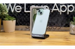  iPhone 15 128GB Zöld, Független - 1ÉV Garancia, Számla 
