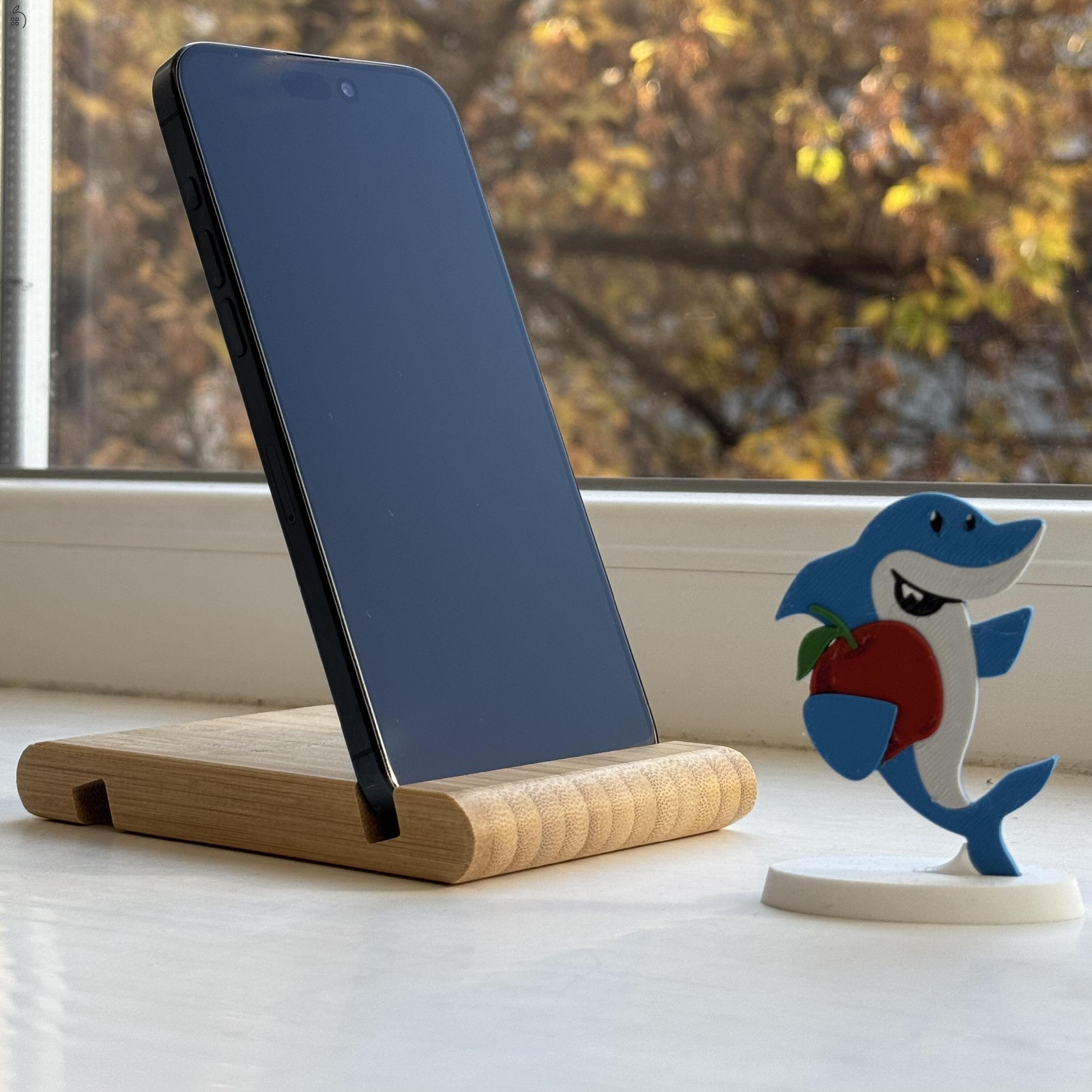 GYÖNYÖRŰ iPhone 15 Pro Max 256GB Blue Titanium-1 ÉV GARANCIA -Kártyafüggetlen, MS4480