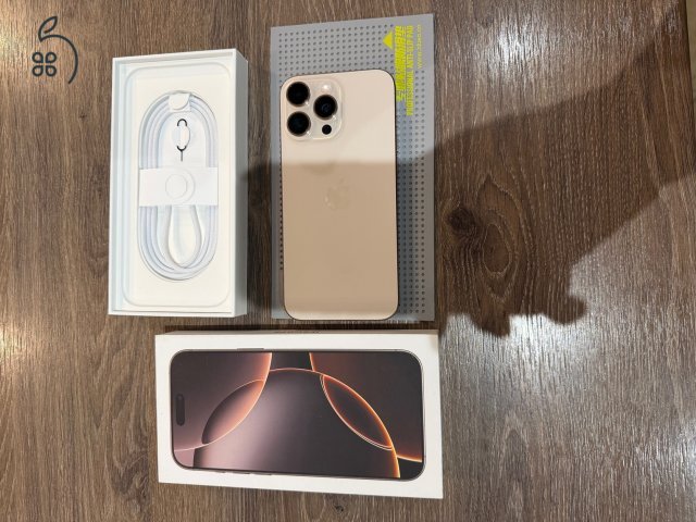 Apple iPhone 16 Pro Max Desert Titanium 256GB, 27%-os ÁFÁS számlával