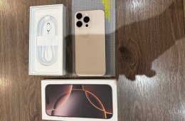 Apple iPhone 16 Pro Max Desert Titanium 256GB, 27%-os ÁFÁS számlával