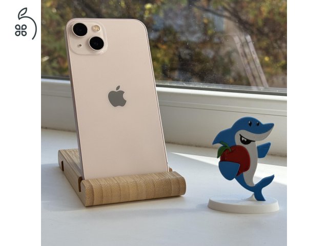 HIBÁTLAN iPhone 13 128GB Pink-1 ÉV GARANCIA - Kártyafüggetlen, MS4405, 100% Akksi