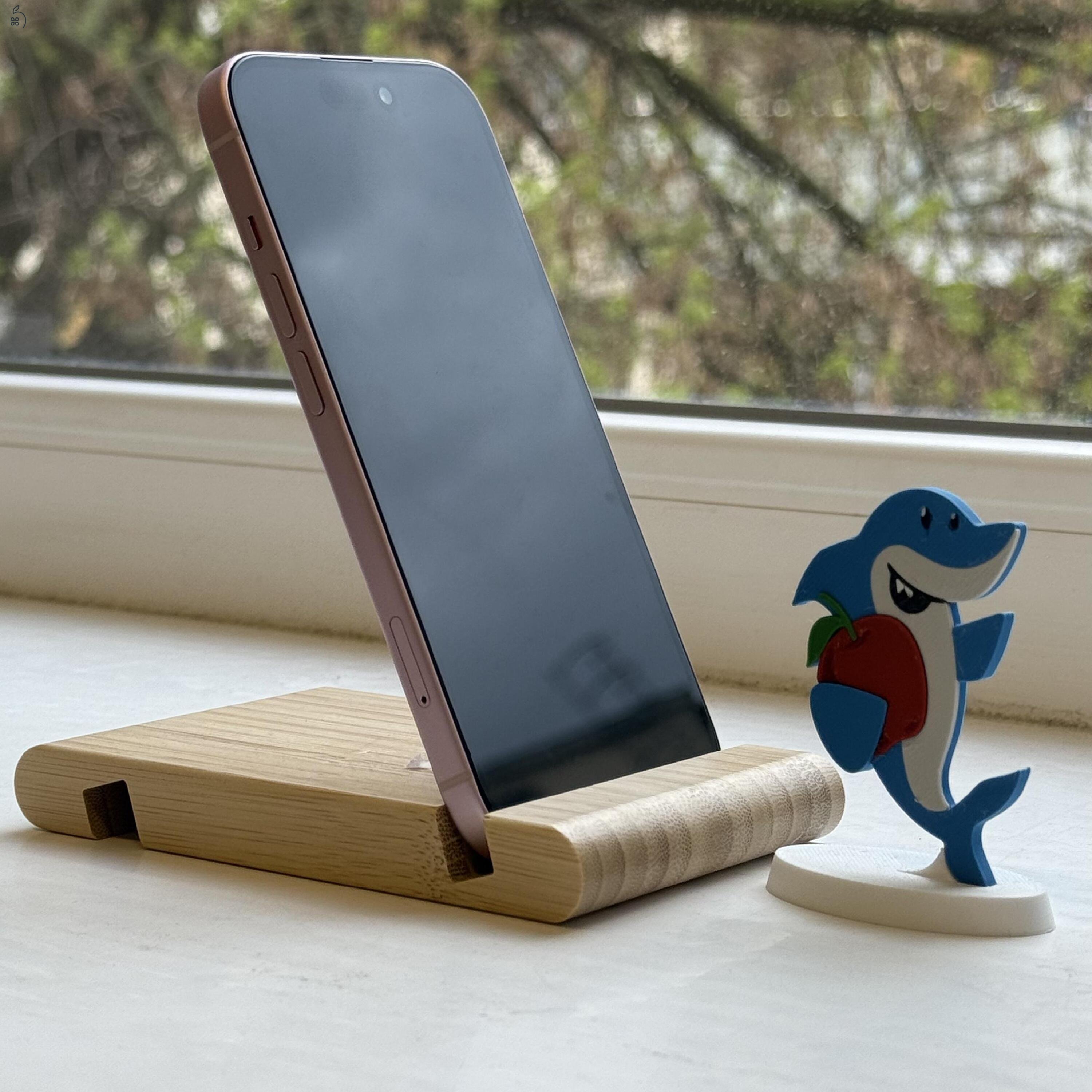 HIBÁTLAN iPhone 15 128GB Pink-1 ÉV GARANCIA - Kártyafüggetlen, MS4510