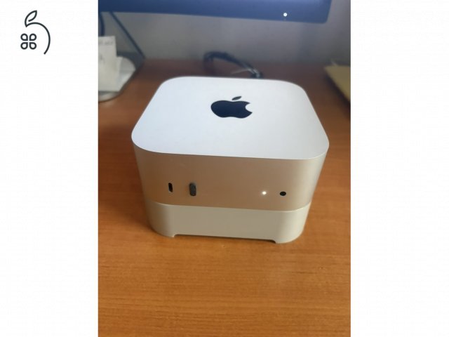 Mac mini M4 hőelvezető és porvédő állvány.
