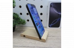 Apple iPhone 16 Pro Max 256GB Black Titanium – használt, karcmentes – Apple garancia 2026.06.02-ig