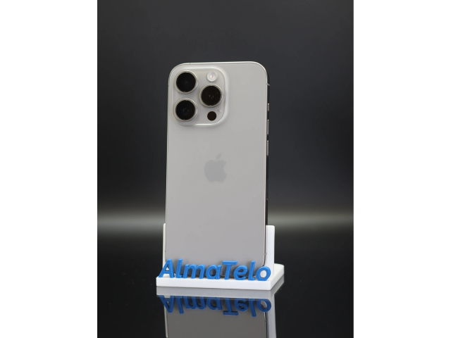 Apple iPhone 15 Pro 128 GB Natural Titanium 100% akku - 12 HÓ GARANCIA