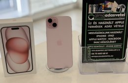 iPhone 15 Plus 128GB Független Újszerű/1-3 hónap gar./Akku 86%/p4704