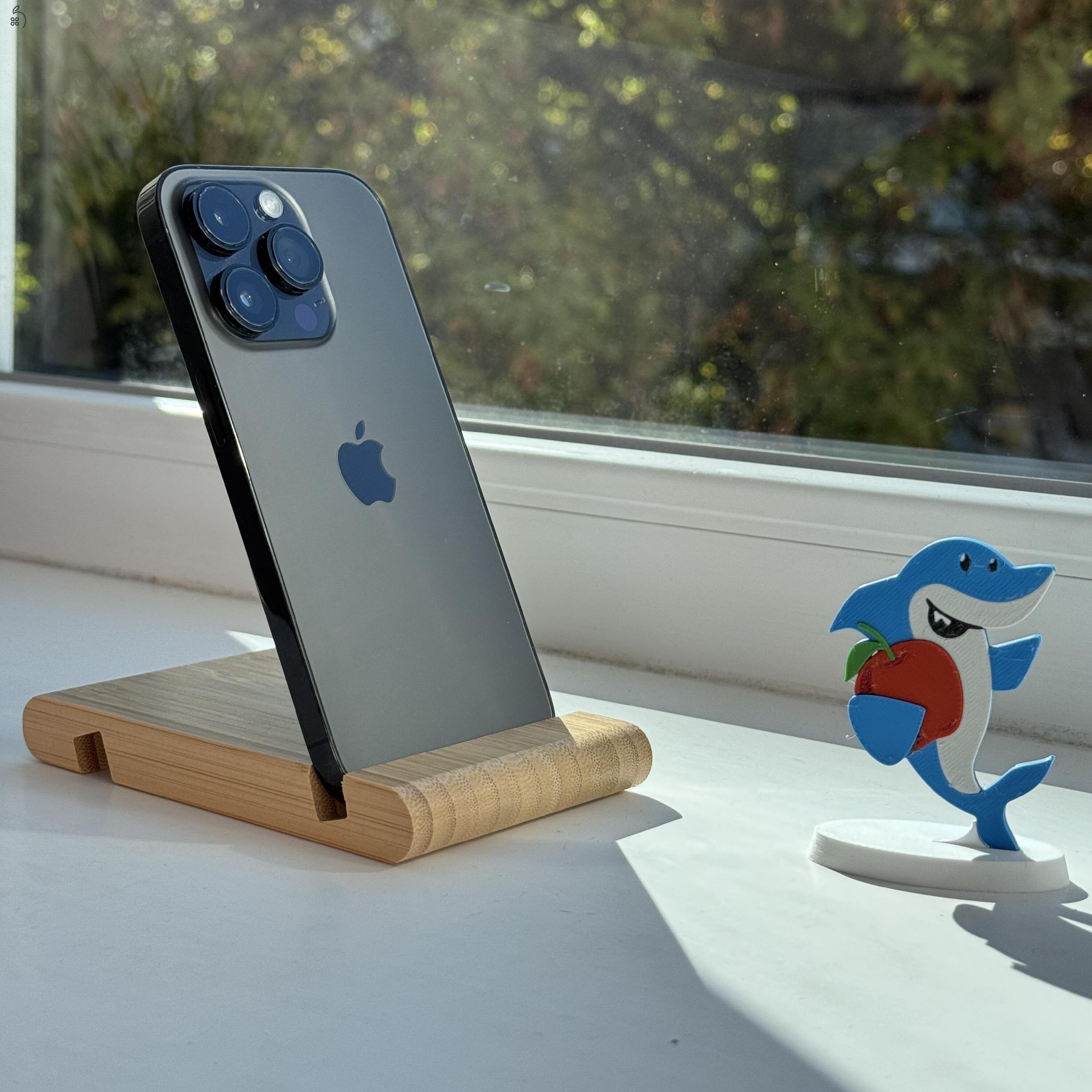 GYÖNYÖRŰ iPhone 14 Pro 128GB Space Black -1 ÉV GARANCIA - Kártyafüggetlen, MS4322