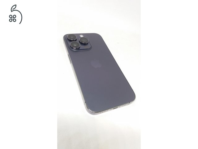 Karcmentes APPLE iPhone 14 PRO MAX - 128GB - 100% - Deep Purple (LILA) színben ! ! !