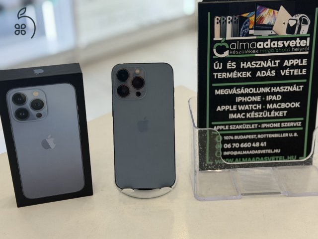 iPhone 13 Pro 128GB Független Megkímélt/1-3 hónap gar./Akku 100%/p4706