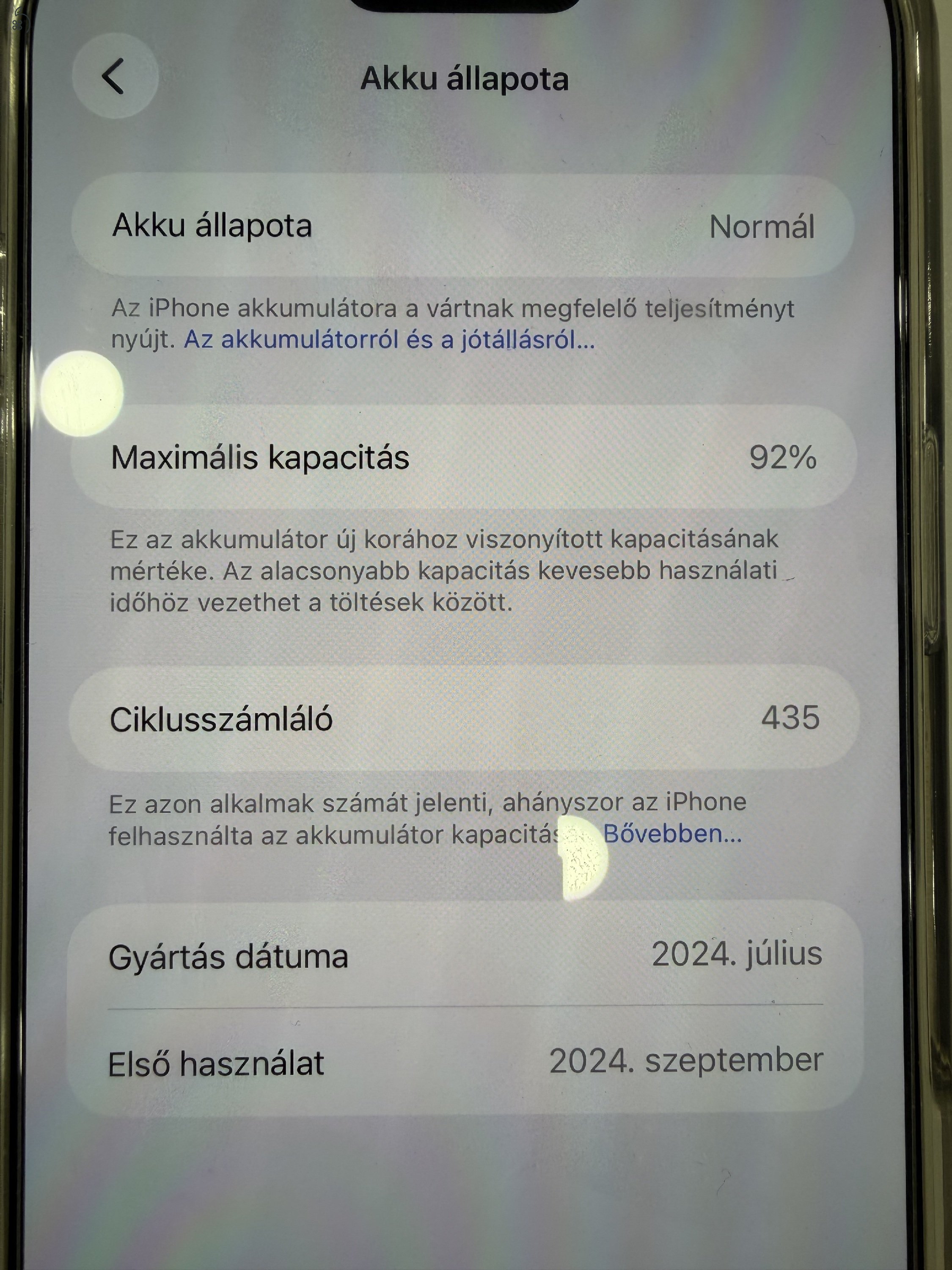 Iphone 16 Pro Max 256GB white titanium