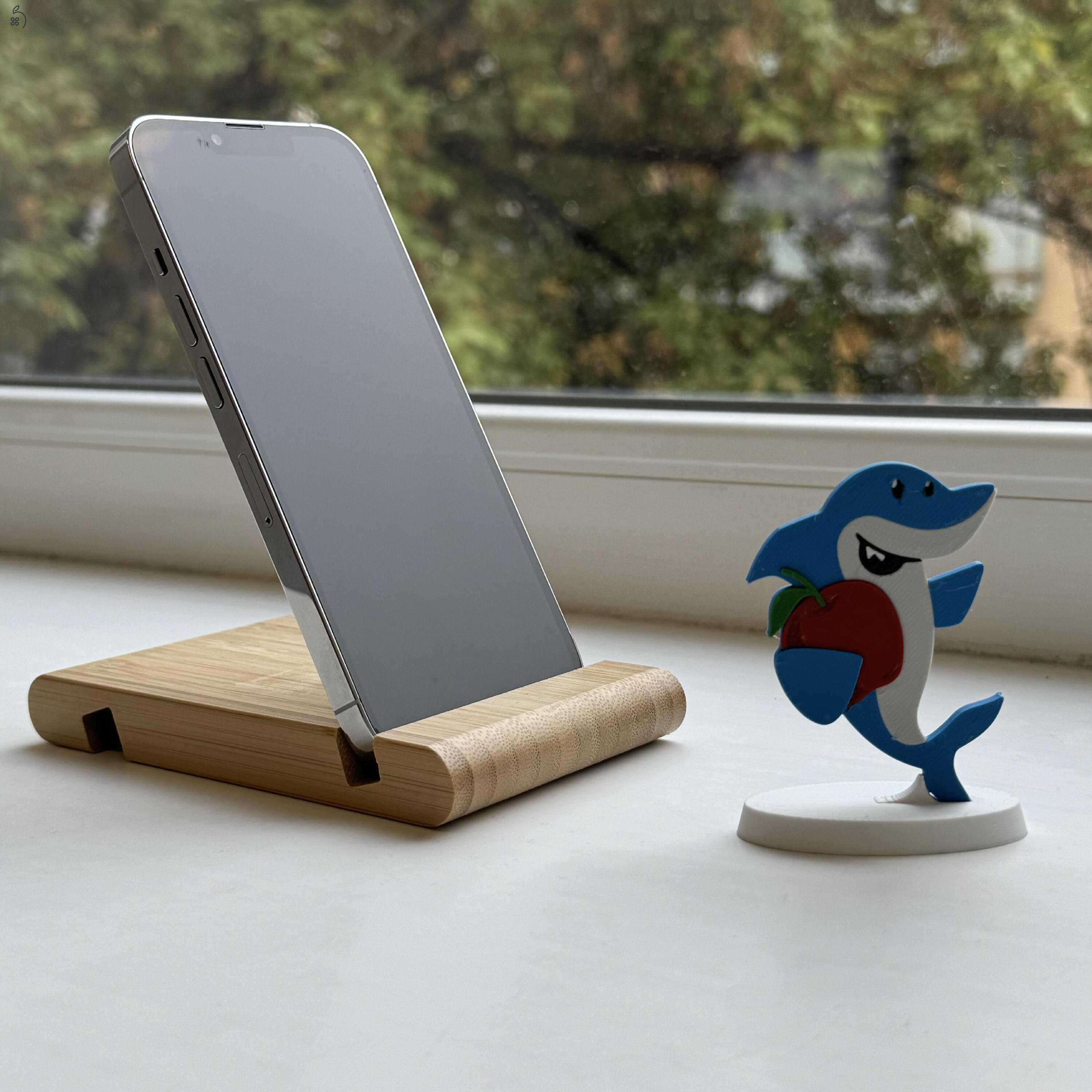 GYÖNYÖRŰ iPhone 13 Pro 128GB Silver -1 ÉV GARANCIA - Kártyafüggetlen, MS4357, 100% Akkumulátor