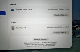 Eladó MacBook Air (M1, 2020) asztoszürke 512Gb
