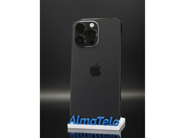 Apple iPhone 14 Pro Max eSIM 128 GB Space Black 100% akku - 12 HÓ GARANCIA