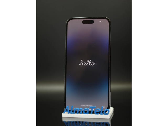 Apple iPhone 14 Pro Max eSIM 128 GB Space Black 100% akku - 12 HÓ GARANCIA