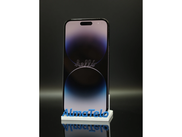 Apple iPhone 14 Pro Max eSIM 128 GB Space Black 100% akku - 12 HÓ GARANCIA