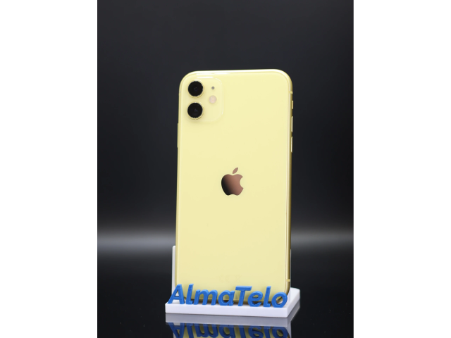 Apple iPhone 11 64 GB Yellow 100% akku - 12 HÓ GARANCIA