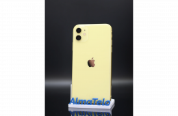 Apple iPhone 11 64 GB Yellow 100% akku - 12 HÓ GARANCIA