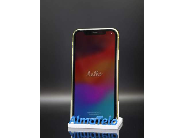 Apple iPhone 11 64 GB Yellow 100% akku - 12 HÓ GARANCIA