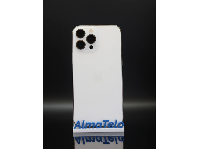 Apple iPhone 13 Pro Max 256 GB Silver 100% akku - 12 HÓ GARANCIA