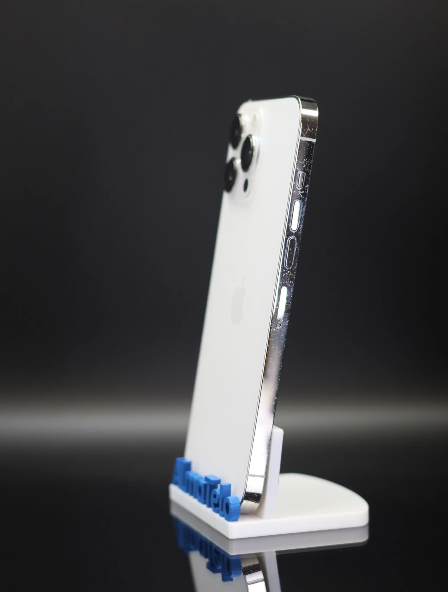 Apple iPhone 13 Pro Max 256 GB Silver 100% akku - 12 HÓ GARANCIA