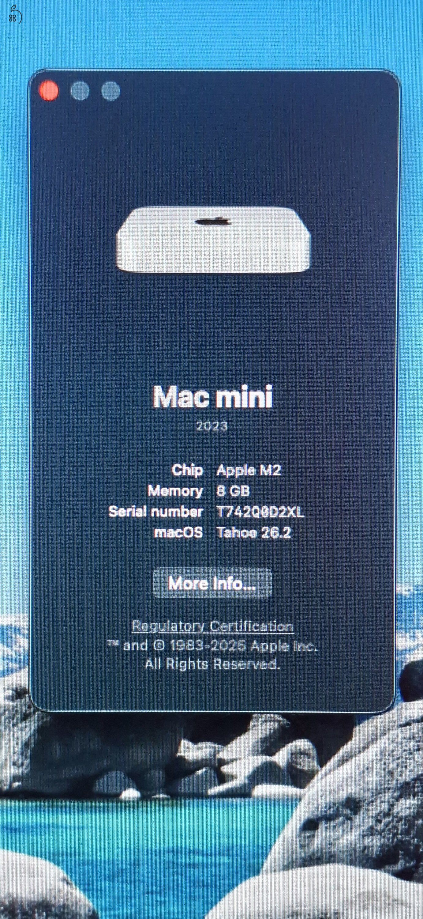 MacMini M2 8GB/256GB