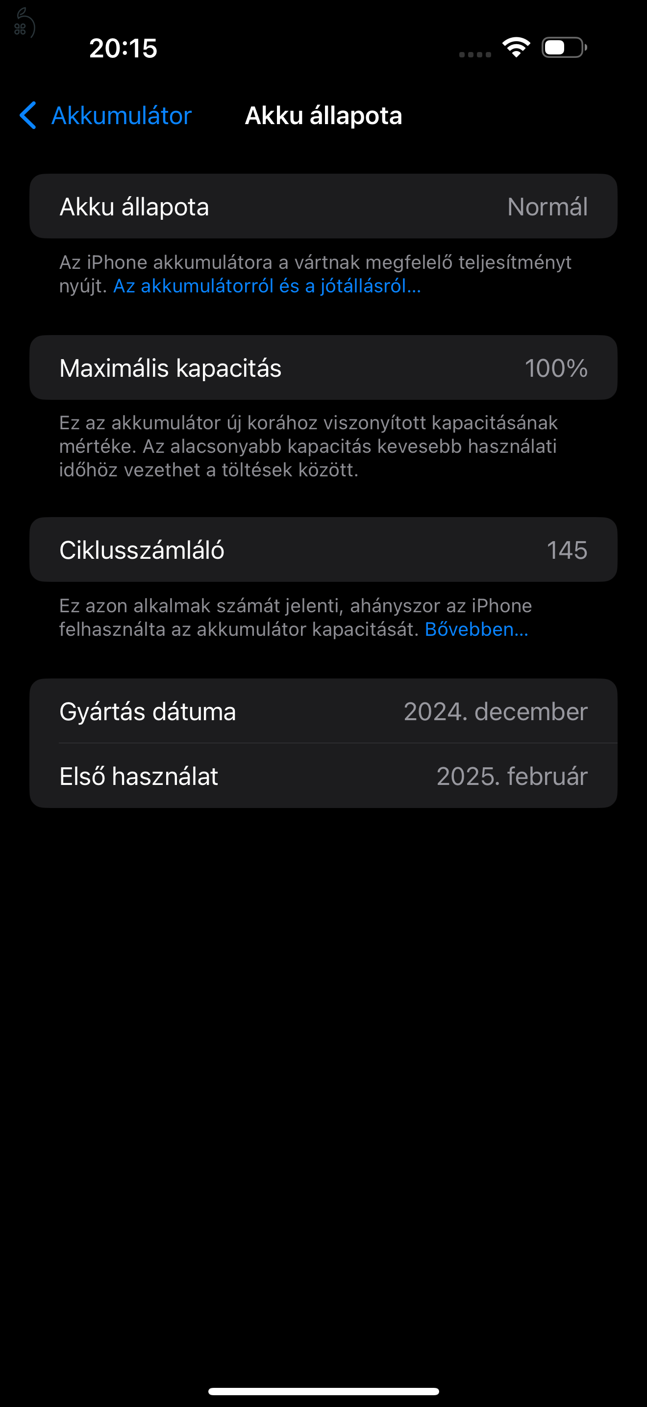 iPhone 16 Pro Max Black Titanium 256GB – független – 100% akku – doboz + tok + fólia – garanciás