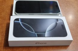 Iphone 16 Pro 256GB White titanium használt, kártyafüggetlen