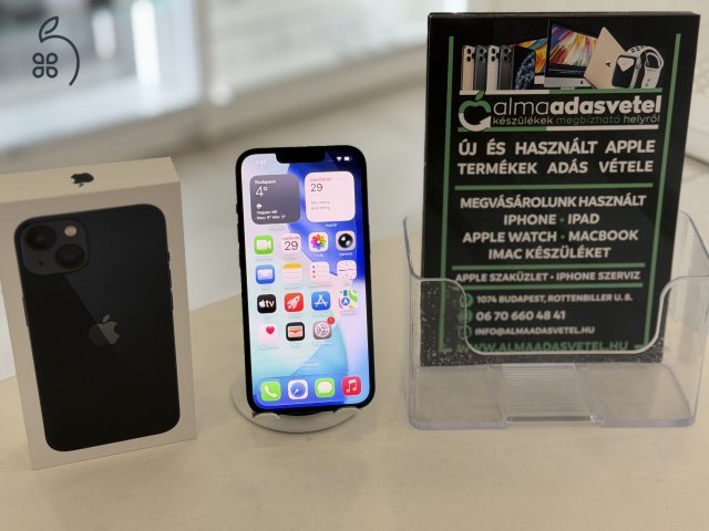 iPhone 13 128GB Független Karcmentes/2027.03.17.Gar./Akku 99%/p4707