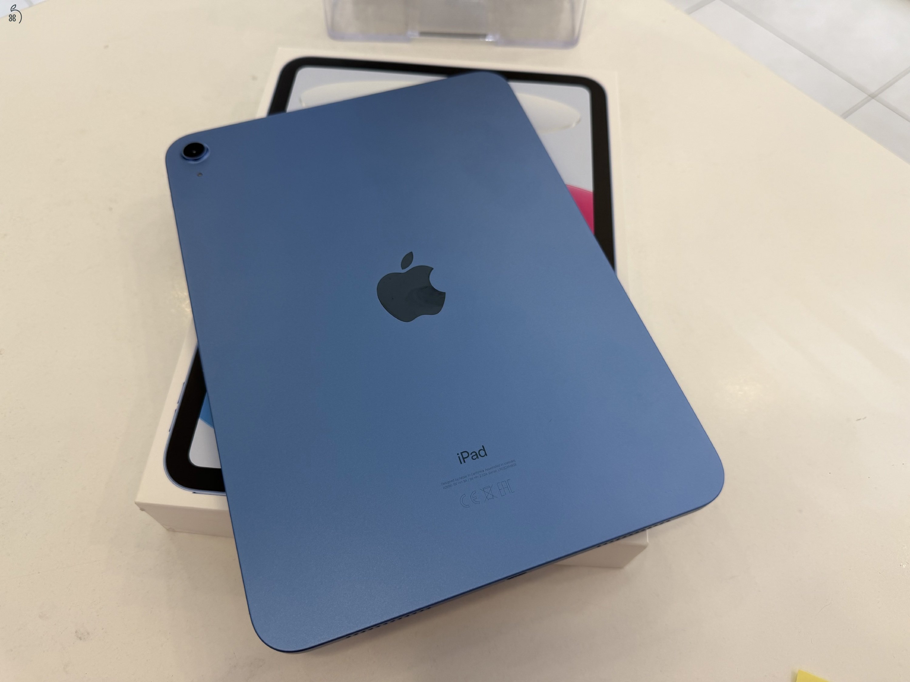 iPad 10th. 64GB Wifi Kék Újszerű/2026.05.06.Apple Gar./Akku 93%/p4708