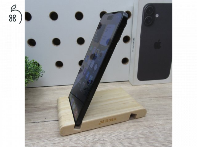 Apple iPhone 16 Plus 256 GB Black – használt, karcmentes – 99% akkumulátor – 242 ciklus – 2026.06.05.-ig garanciás