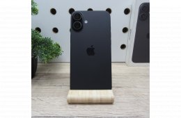 Apple iPhone 16 Plus 256 GB Black – használt, karcmentes – 99% akkumulátor – 242 ciklus – 2026.06.05.-ig garanciás