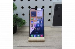 Apple iPhone 16 Plus 256 GB Black – használt, karcmentes – 99% akkumulátor – 242 ciklus – 2026.06.05.-ig garanciás