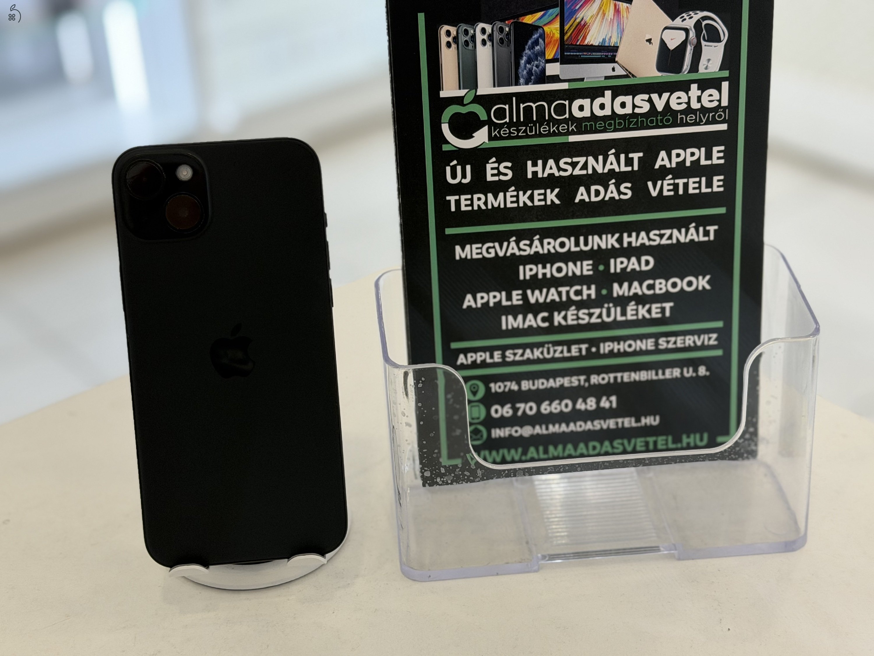 iPhone 15 Plus 128 Független Megkímélt/1-3 hónap gar./Akku 86%/p4711