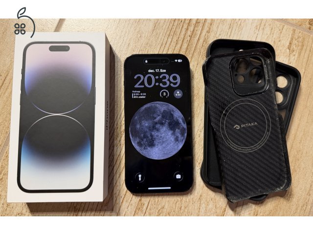 iPhone14 Pro 128GB-os Space Black színű, független