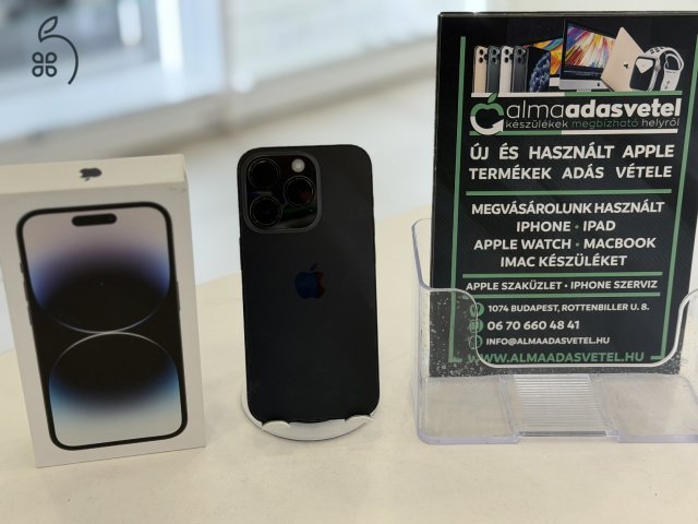 iPhone 14 Pro 128GB Független Használt/1-3 hónap gar./Akku 100%/p4712