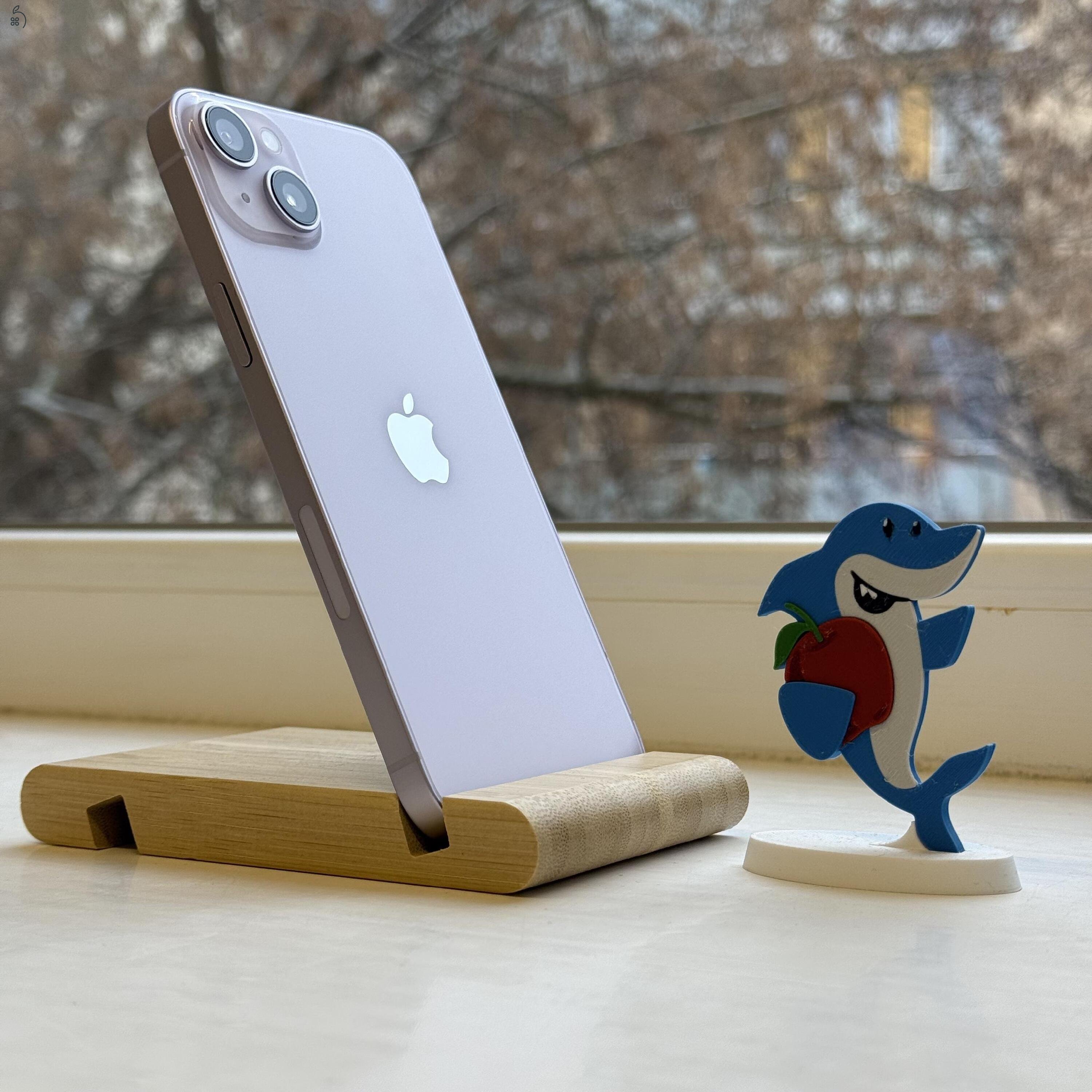 iPhone 14 Plus 128GB Purple -1 ÉV GARANCIA - Kártyafüggetlen, MS4395, 100% Akksi