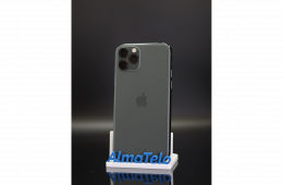 Apple iPhone 11 Pro 64 GB Midnight Green 100% akku - 12 HÓ GARANCIA