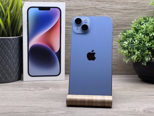 Hibátlan iPhone 14 Plus Blue 256GB 2 ÉV Garanciával 100%