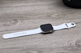 Apple Watch S9 Starlight 45mm 2 ÉV Garanciával 90%