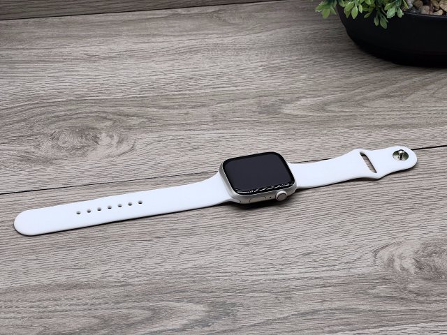 Apple Watch S9 Starlight 45mm 2 ÉV Garanciával 90%
