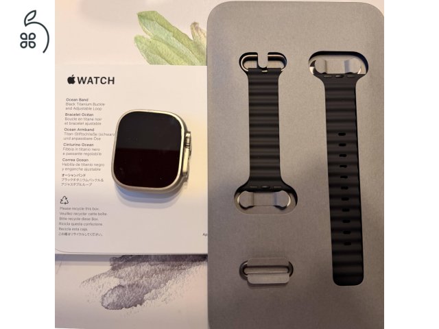 Apple Watch Ultra 2 titanium - mo-i vásárlás - új szíj