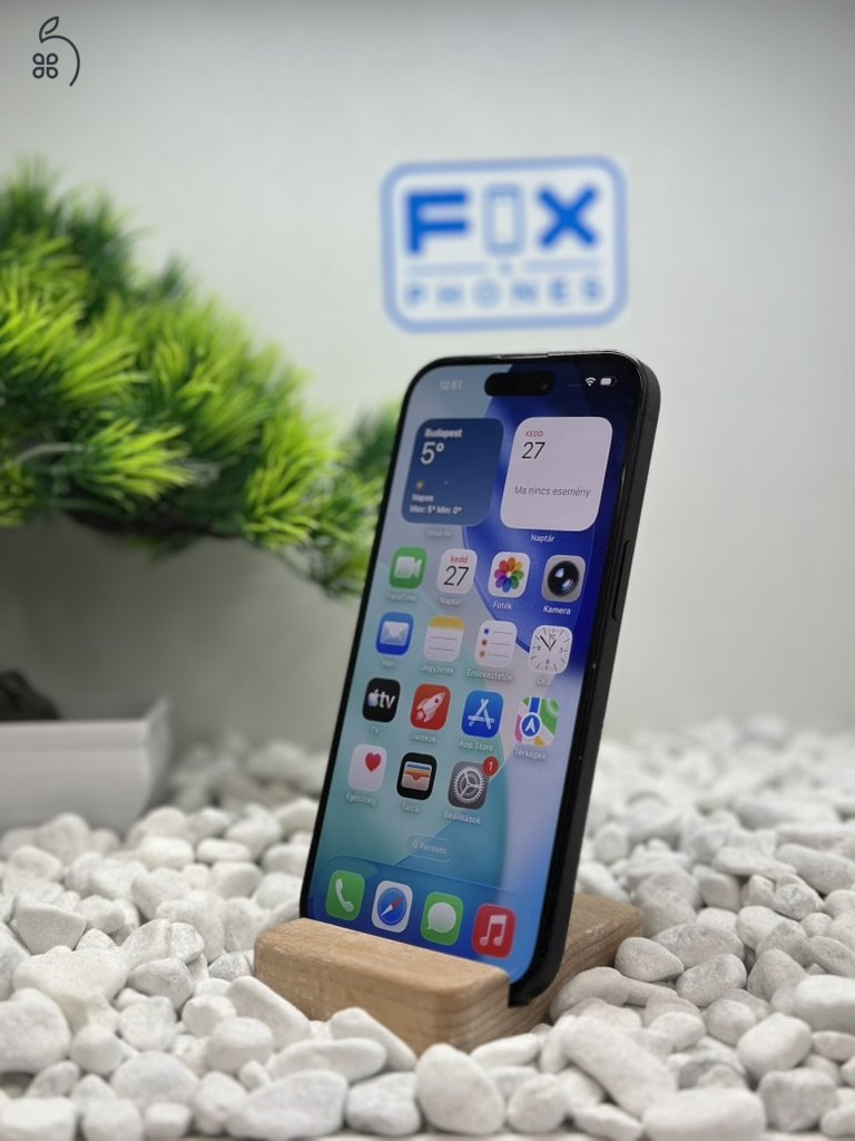 iPhone 15 256GB Független 100% akkumulátor Szép állapot