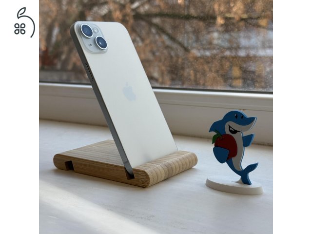 HIBÁTLAN iPhone 15 Plus 128GB Blue-1 ÉV GARANCIA - Kártyafüggetlen, MS4531,90% Akksi