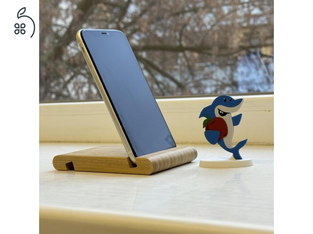 iPhone 11 64GB White -1 ÉV GARANCIA - Kártyafüggetlen, MS4305, 100% Akksi