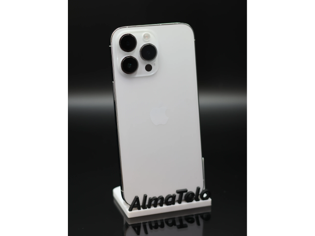 Apple iPhone 14 Pro Max 128 GB Silver 100% akku - 12 HÓ GARANCIA