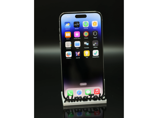 Apple iPhone 14 Pro Max 128 GB Silver 100% akku - 12 HÓ GARANCIA