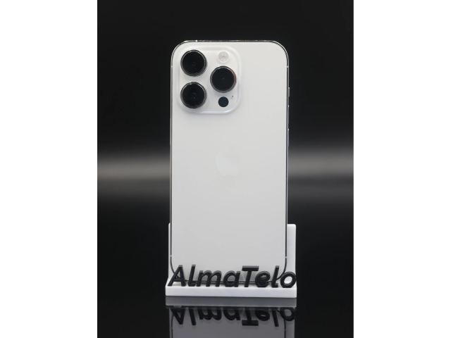 Apple iPhone 14 Pro 128 GB Silver 100% akku - 12 HÓ GARANCIA