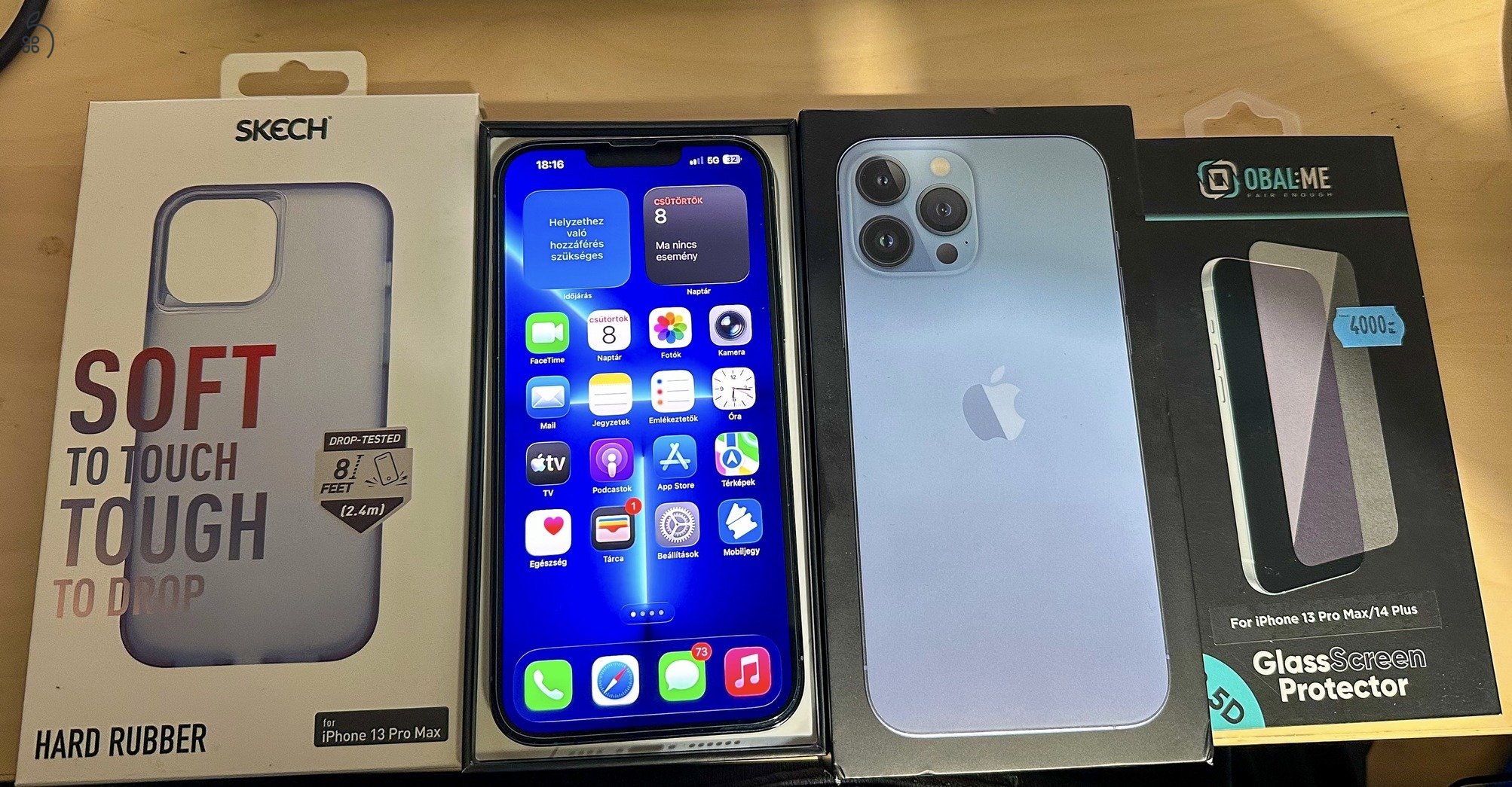 Új Apple iPhone 13 Pro Max eladó extrákkal 3 év garanciával